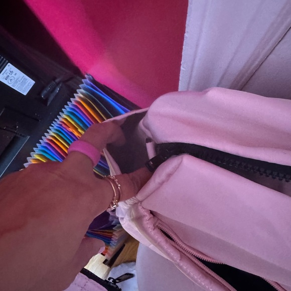 NWOT - Mossino Nokko Pink Quilted Bag Set - Picture 12 of 12